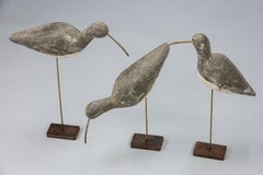 Trio of Working Shorebird Decoys