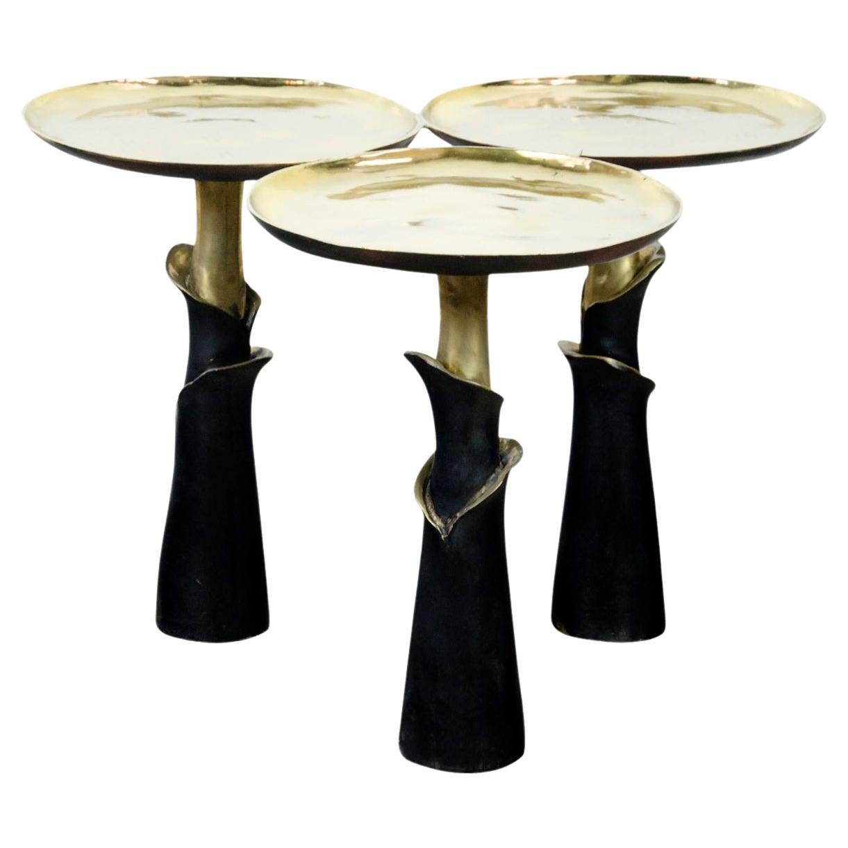 Trio Side Table Contemporary For Sale