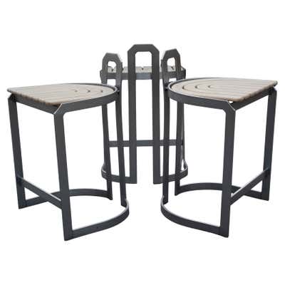 Mid Century Pair Heavy Coil Spring Bar Stools Pair Industrial Steam ...
