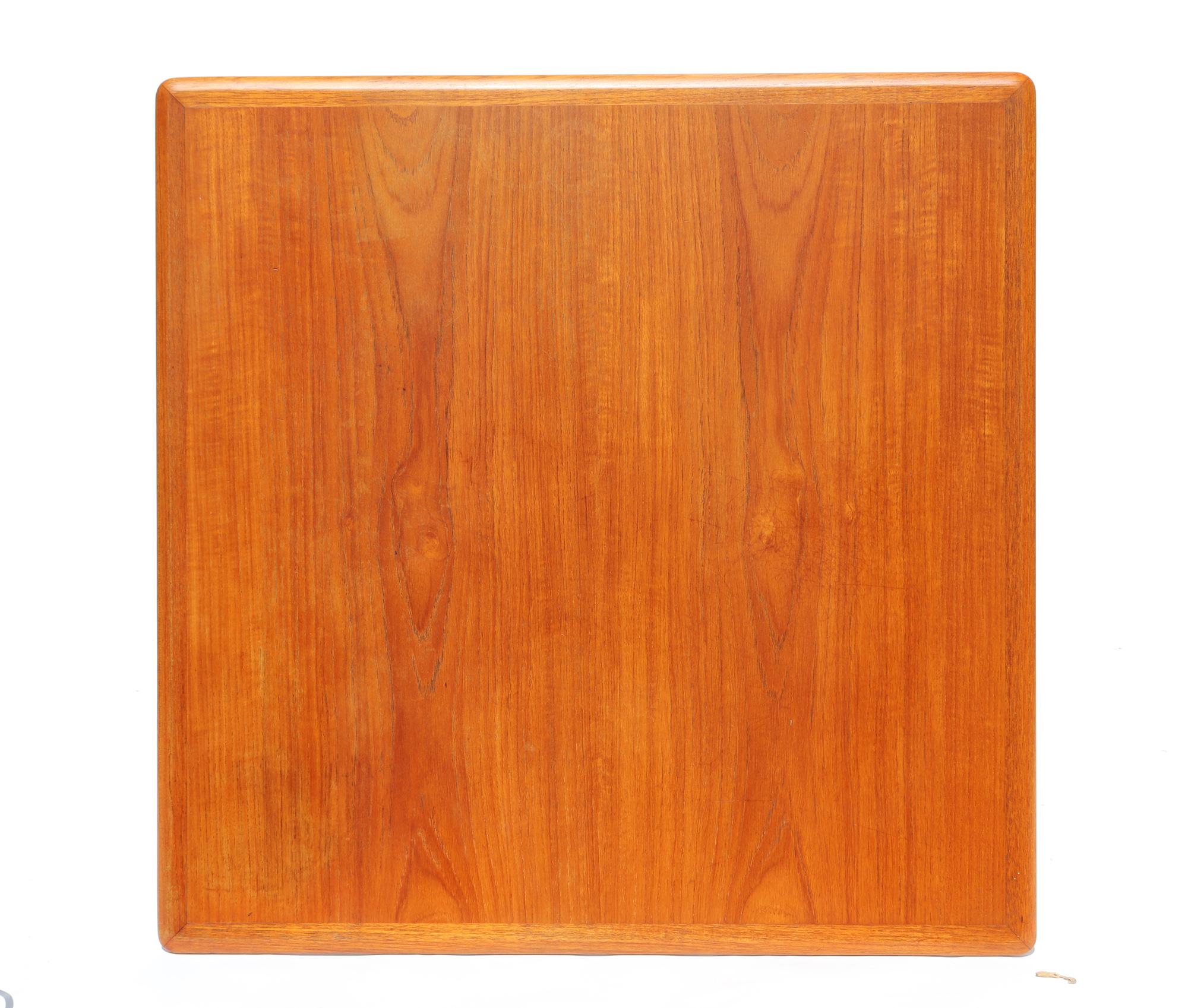 Wood Mid-Century Modern Trioh Danish Modern Occasional Teak Table For Sale