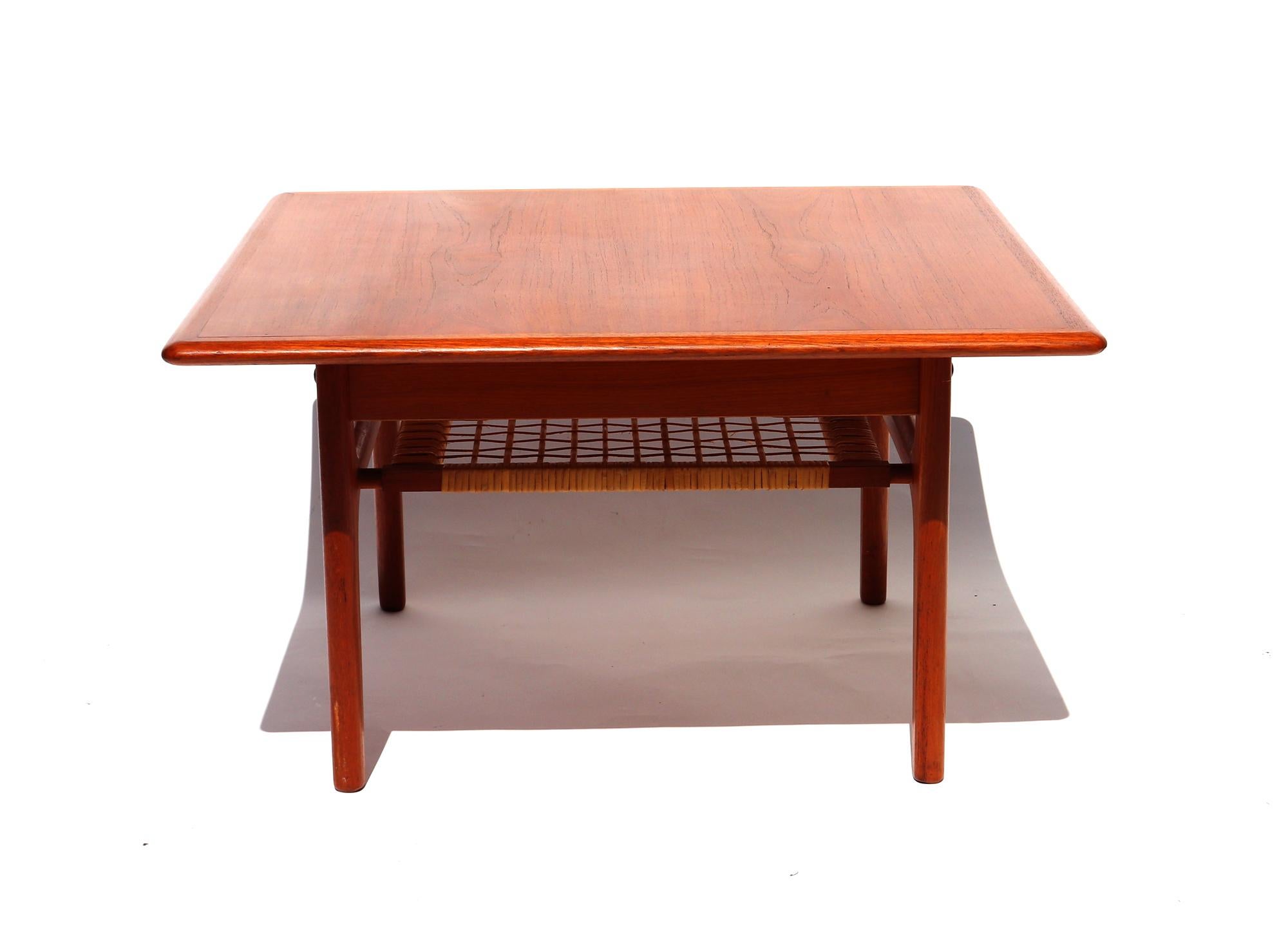 Mid-Century Modern Trioh Danish Modern Occasional Teak Table For Sale 1