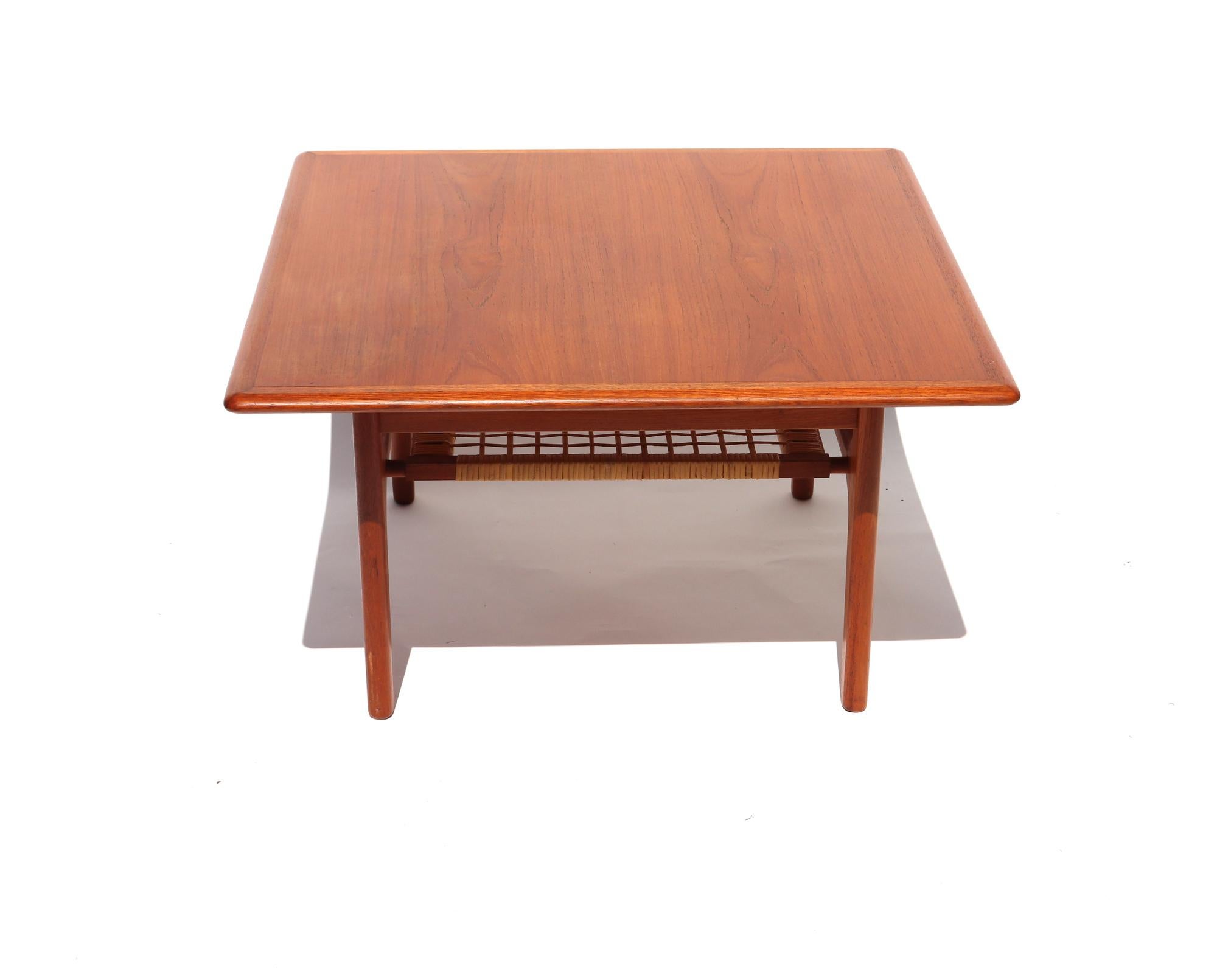 Mid-Century Modern Trioh Danish Modern Occasional Teak Table For Sale 2