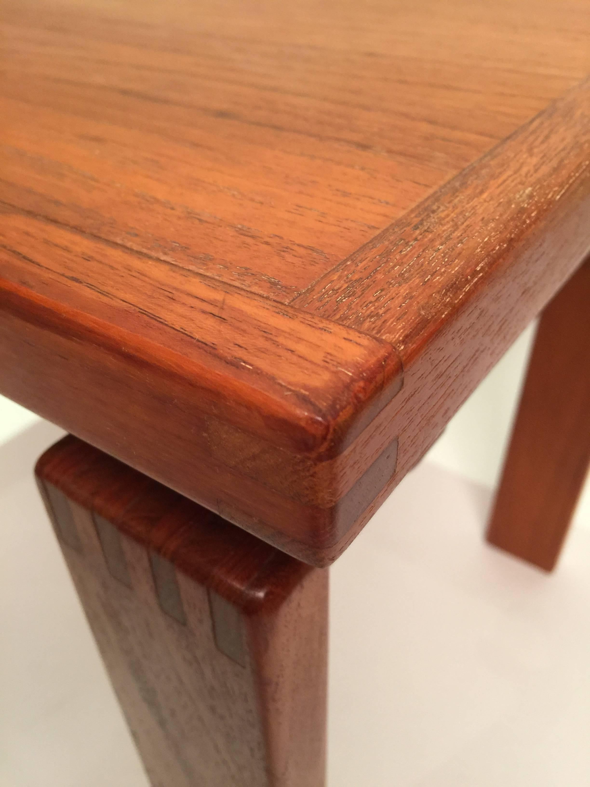 Danish Trioh Dovetailed Side Table