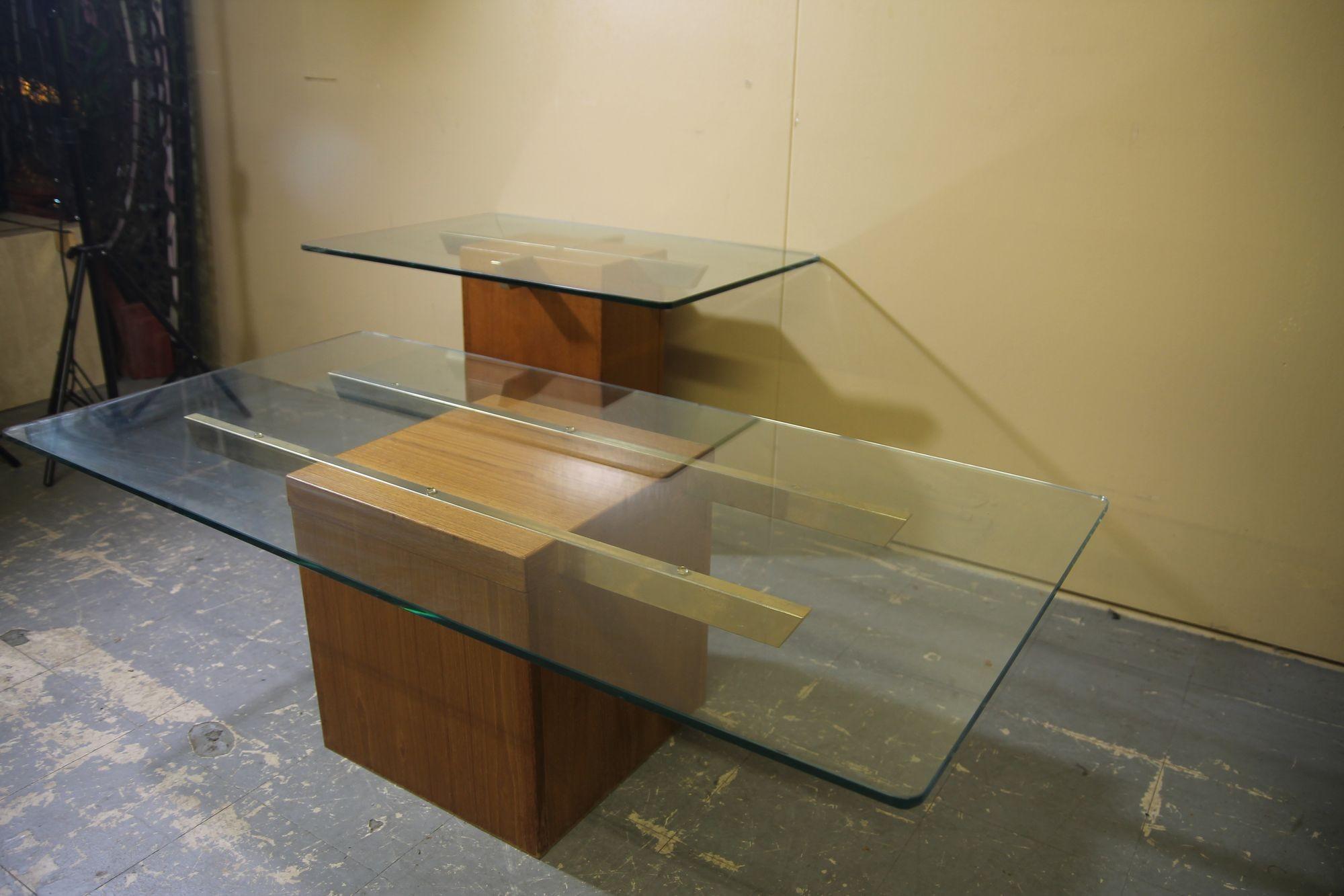 Trioh Mobler Coffee Table and Side Table In Good Condition For Sale In Asbury Park, NJ