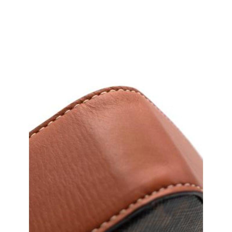 Triomphe Trinket-Schale aus Segeltuch und Leder im Angebot 2