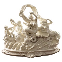 Triumph of Galatea. Capodimonte manufactory, first half of the 19th century.
