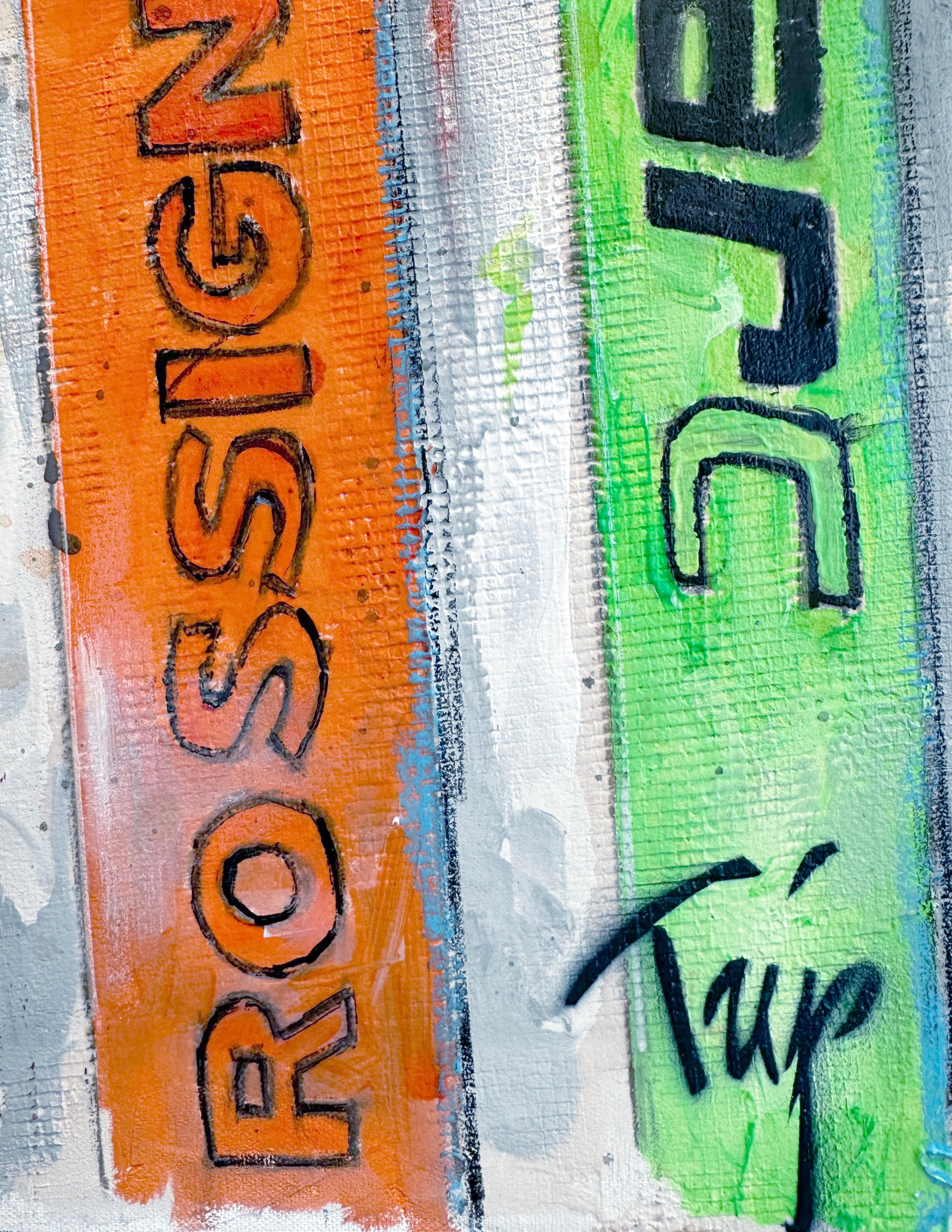 Trip Park, « Classic Skis », peinture vintage de skis de montagne sur toile, 24 x 72 4