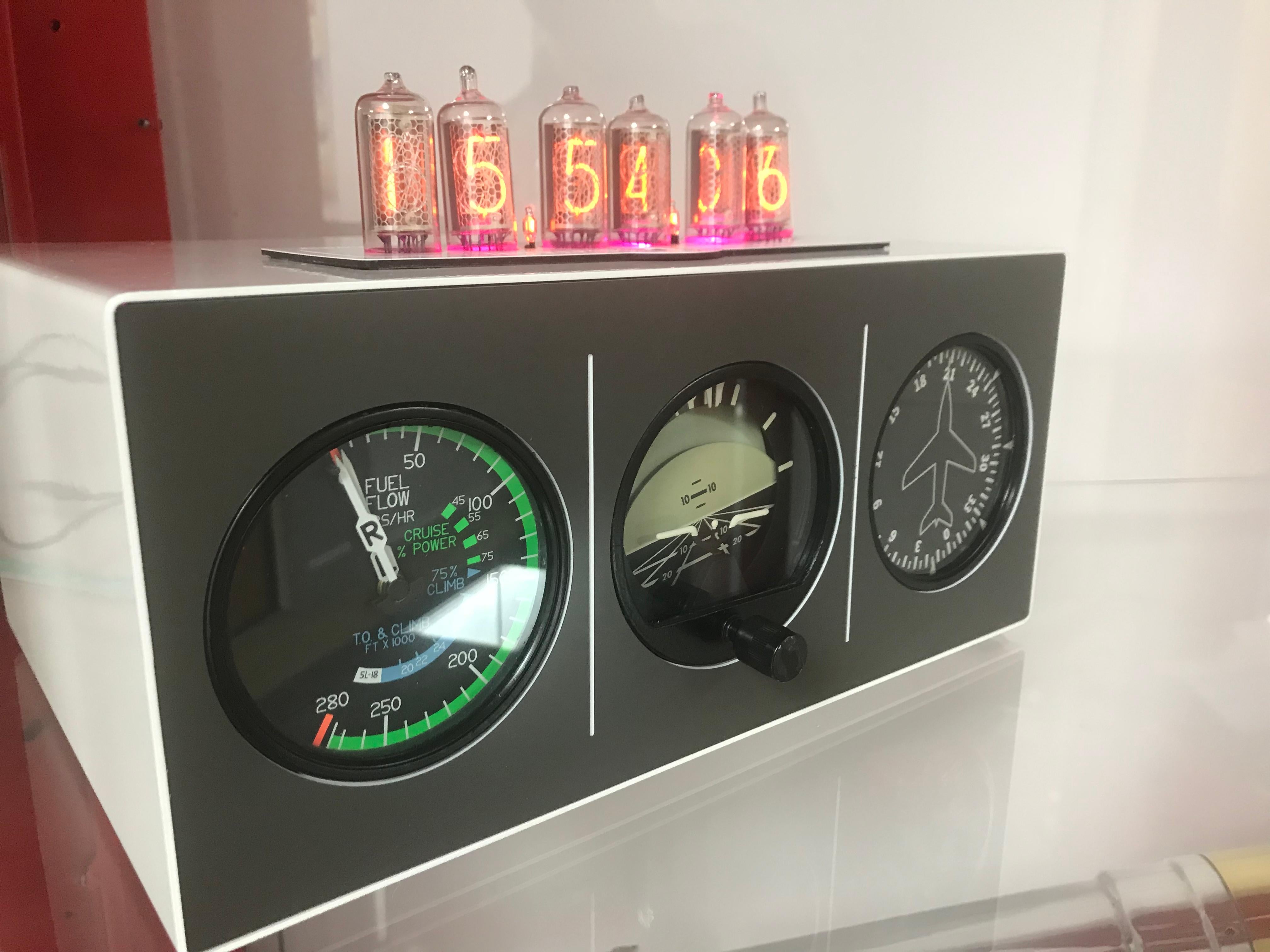 aircraft instrument clock