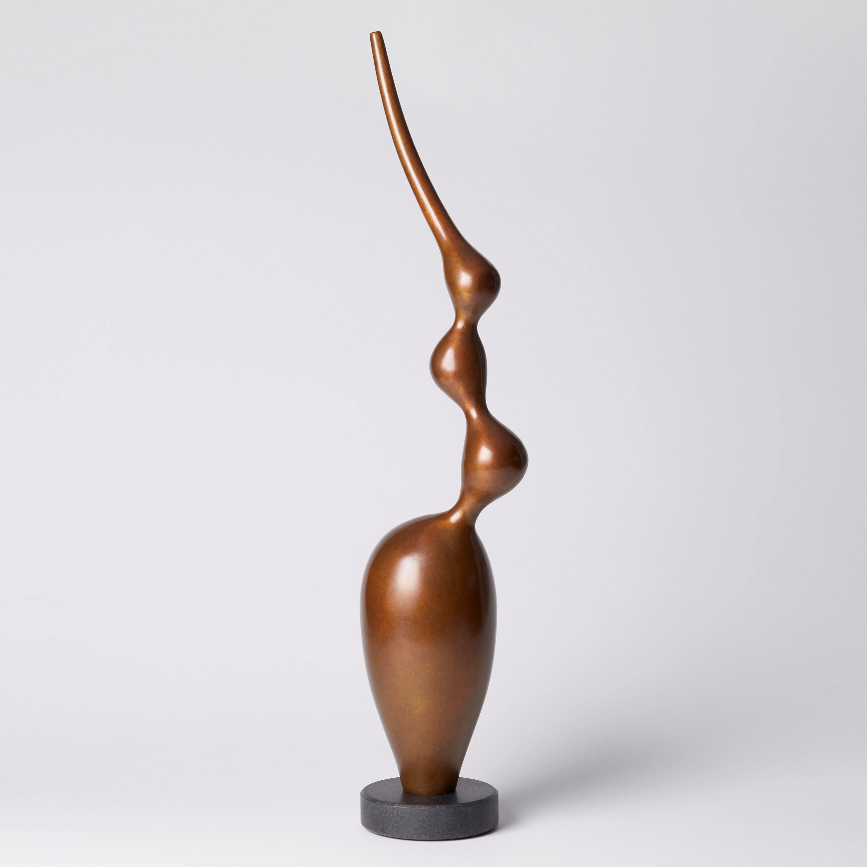 'Triple Balance II' is a limited-edition (6 + 2AP) bronze sculpture on a granite base by the British artist Vivienne Foley.

Vivienne Foley’s bronze sculptures are a recent development of her best-known works in porcelain, a medium she has worked