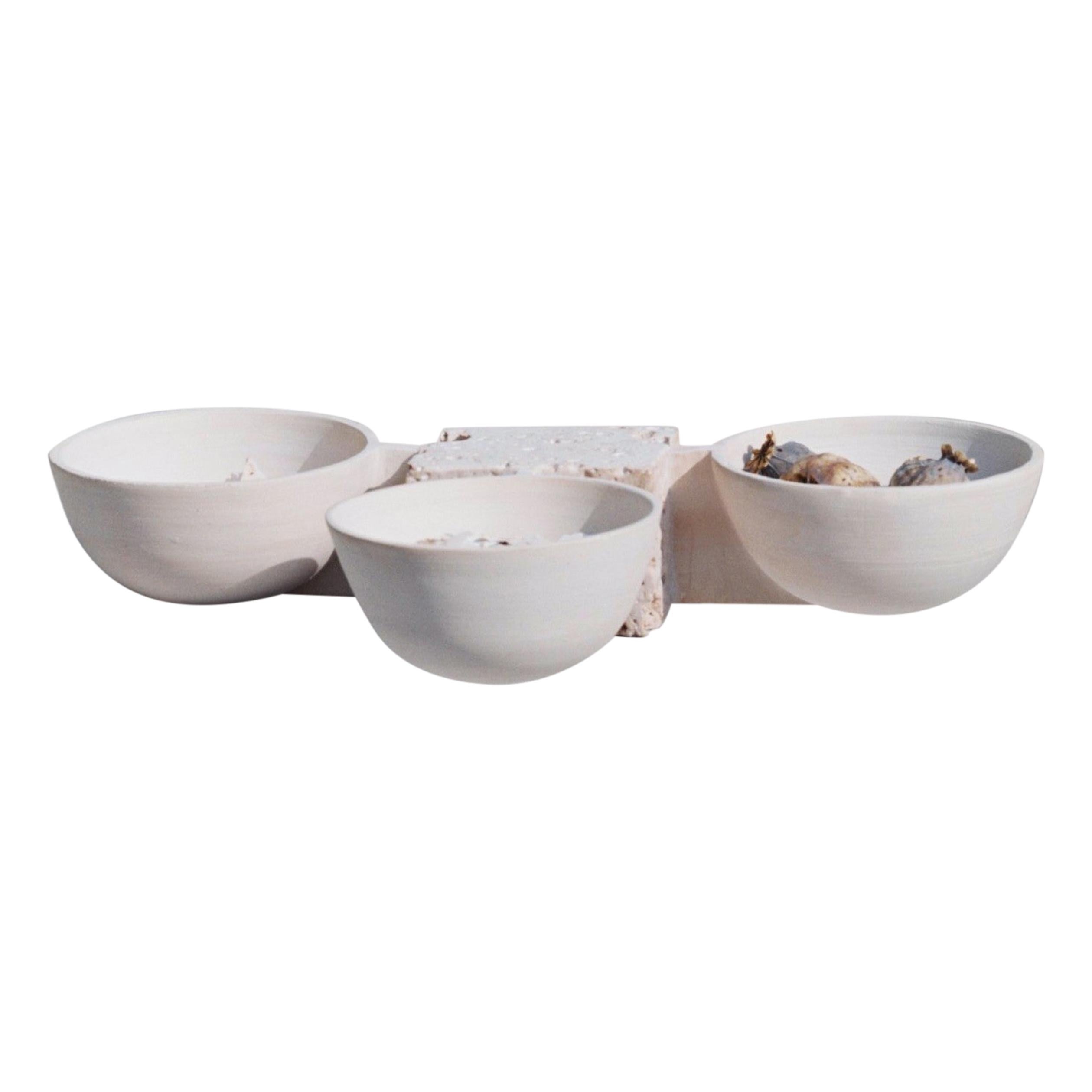 Triple Bowl by Turbina For Sale