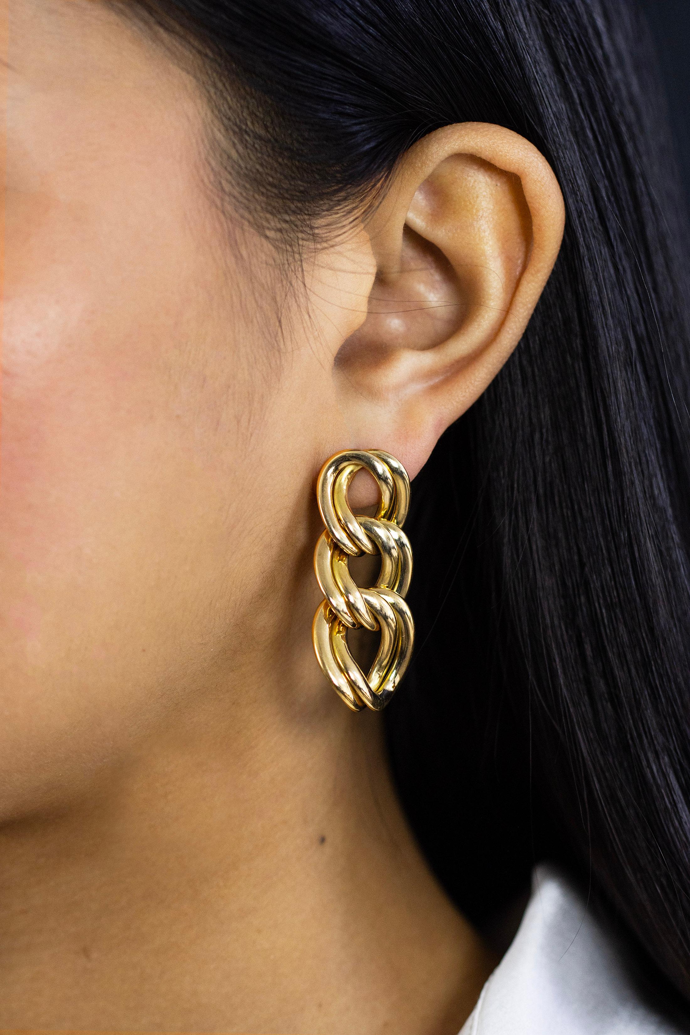 tiffany triple drop earrings