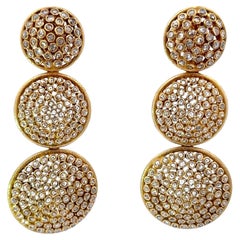 Retro Diamond Drop Earrings