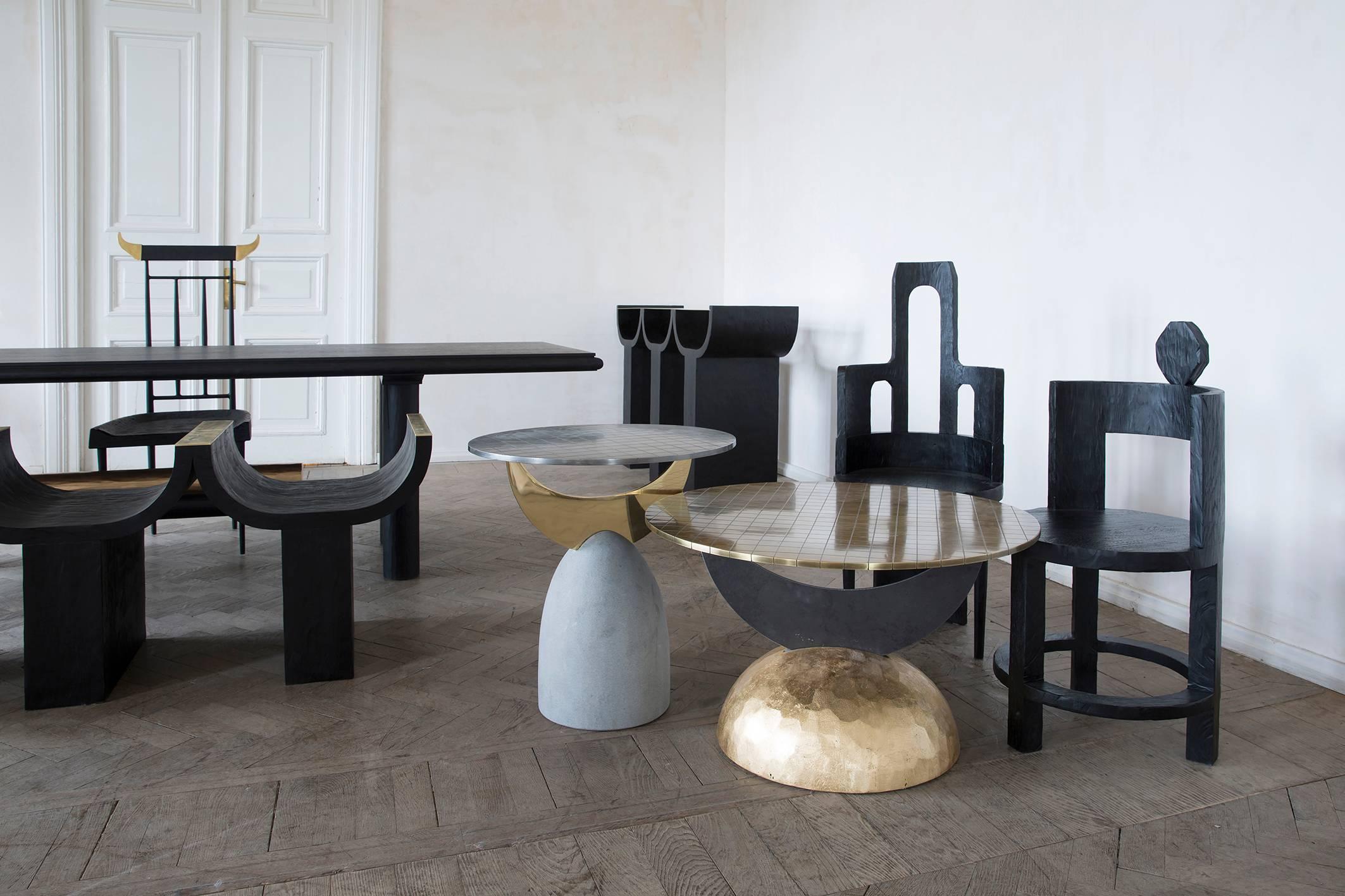 Brass Triple Console, Rooms