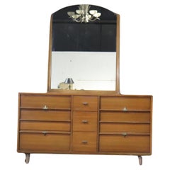 Retro Triple Dresser w/ Mirror