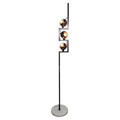 Lampade da terra in metallo