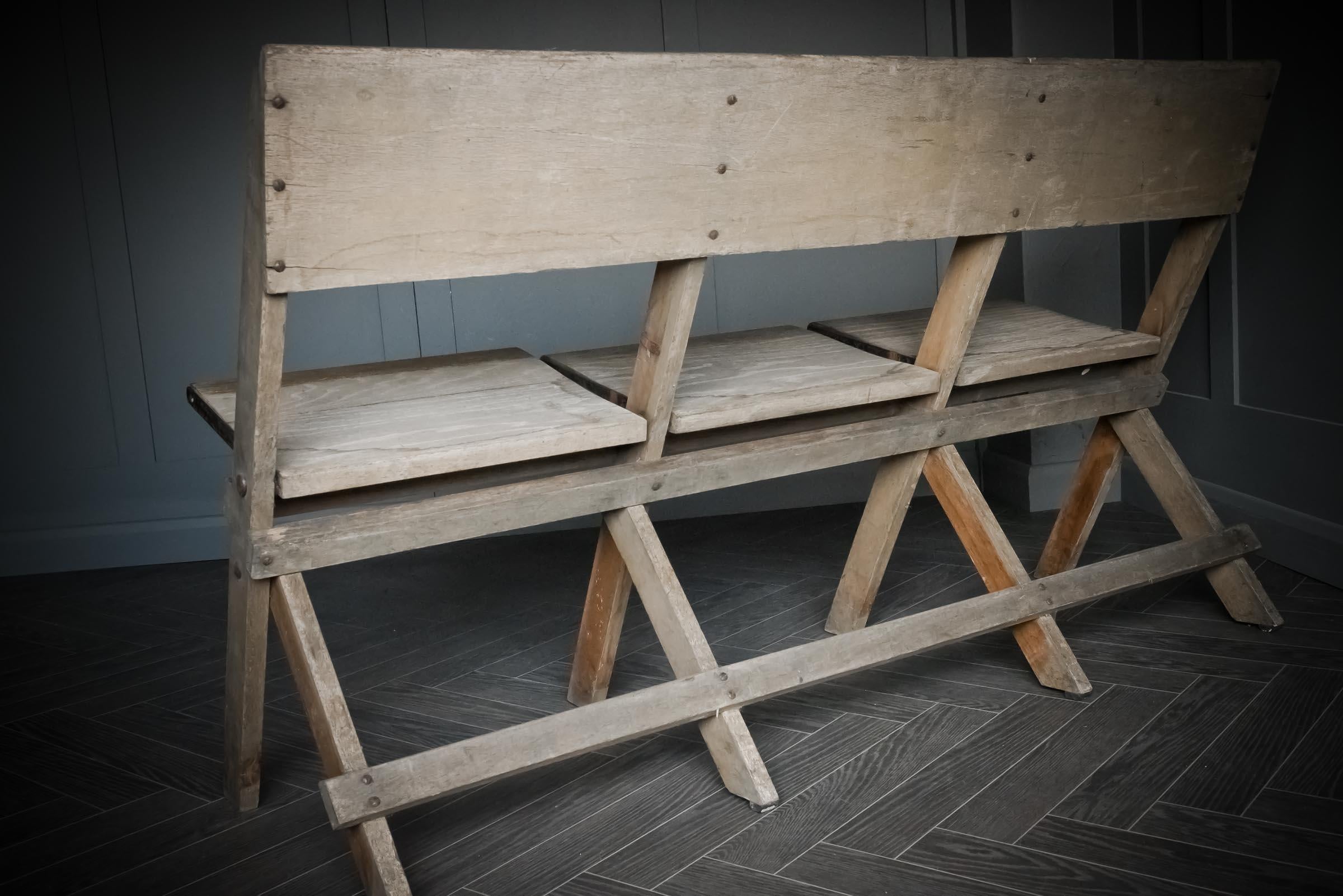 Triple Folding Norfolk Bench For Sale 4