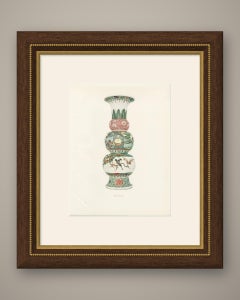 Triple Gourd Bottle with Beaker Neck, Famille Verte, Gorer Plate 1911