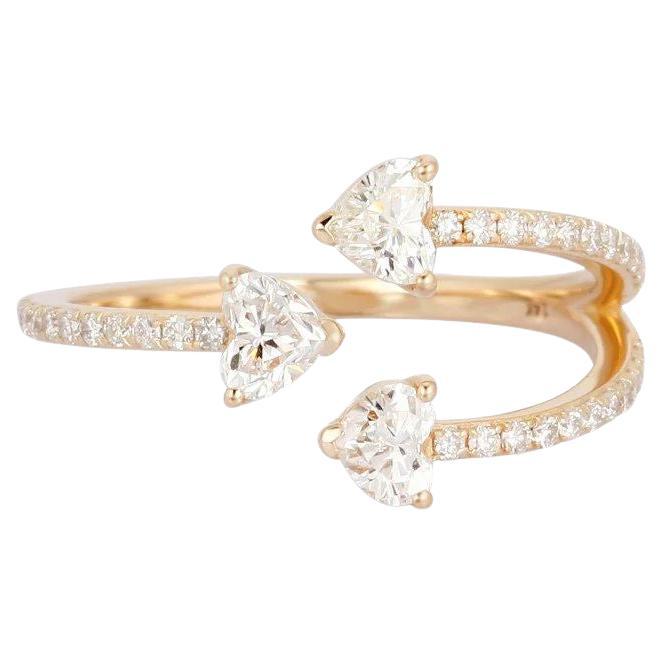 Triple Heart Ring