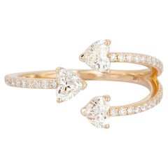Triple Heart Ring