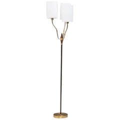 Schwedische Stehlampe mit dreifachem Hals
