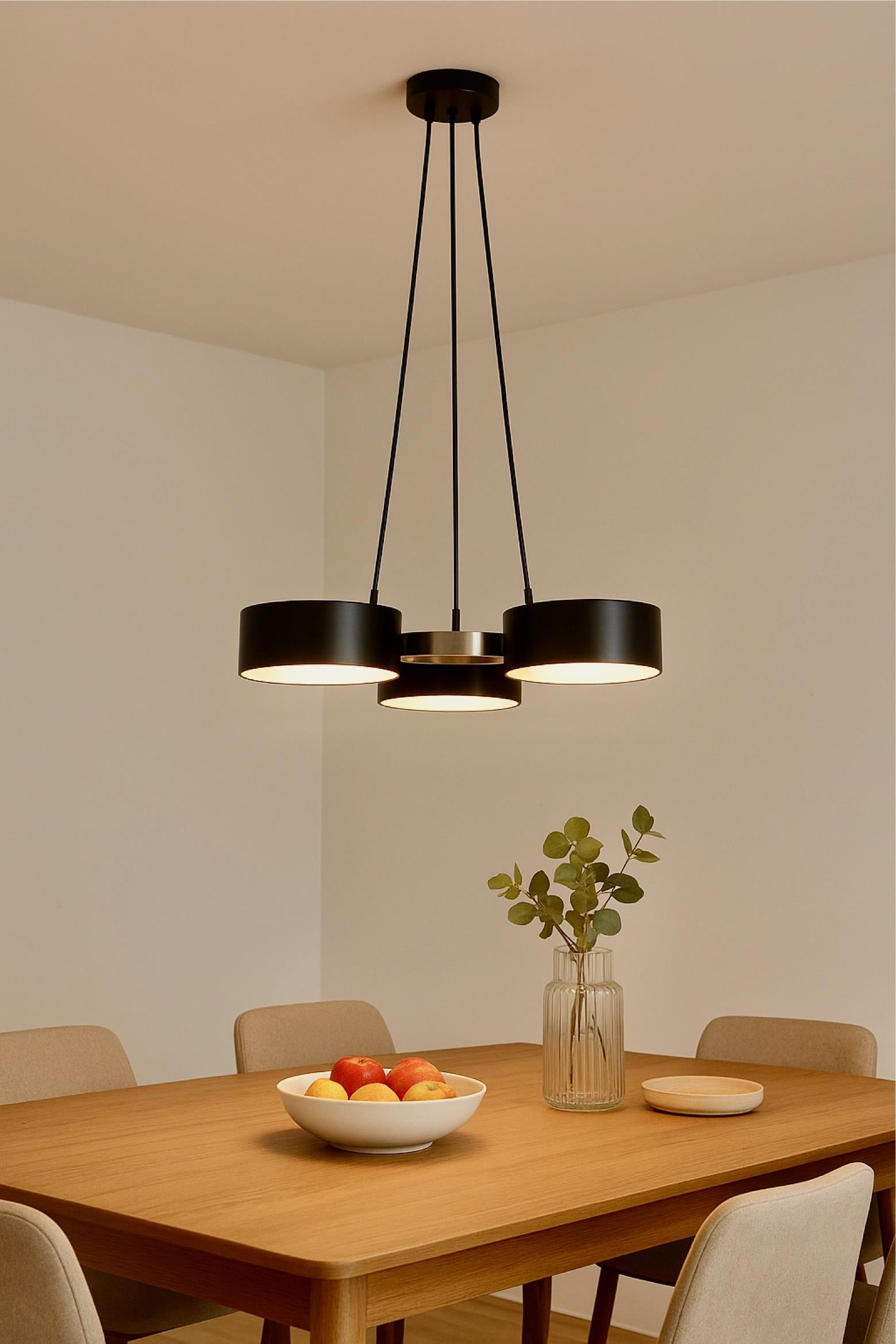 Tripla lampada a sospensione di Reggiani, Italia, anni '60 in vendita 4