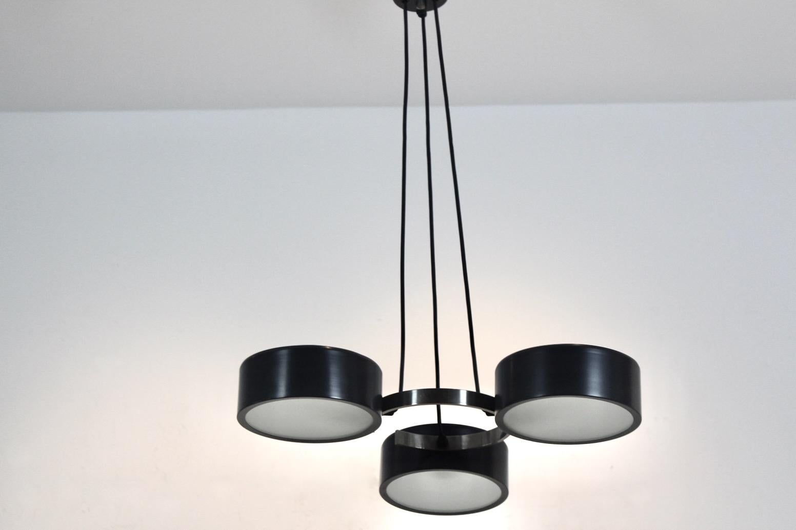Tripla lampada a sospensione di Reggiani, Italia, anni '60 in vendita 8