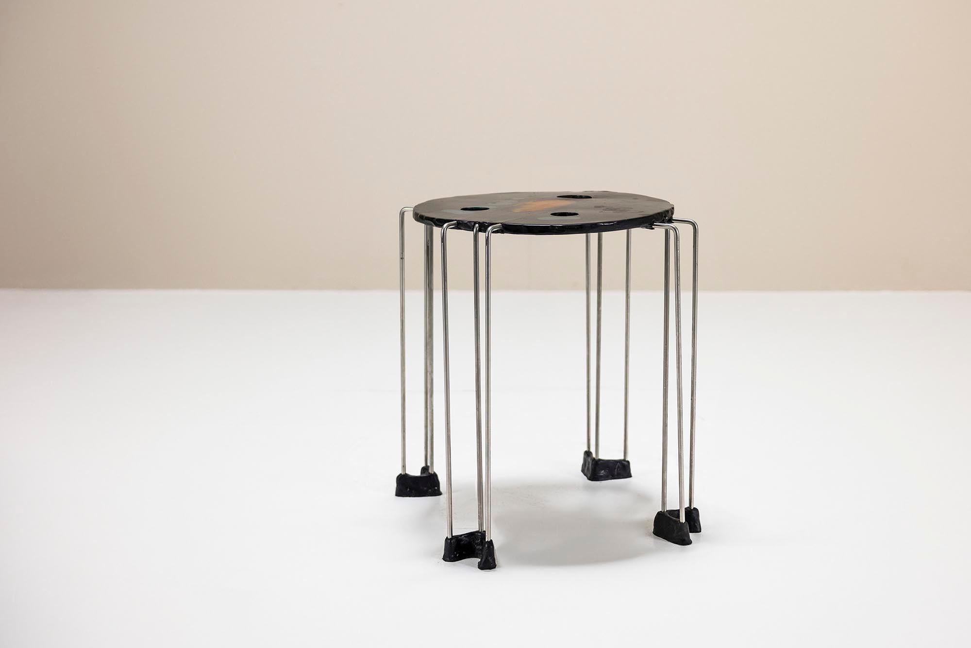 Postmoderne Table d'appoint Triple Play de Gaetano Pesce pour Fish Design, Italie 2017 en vente