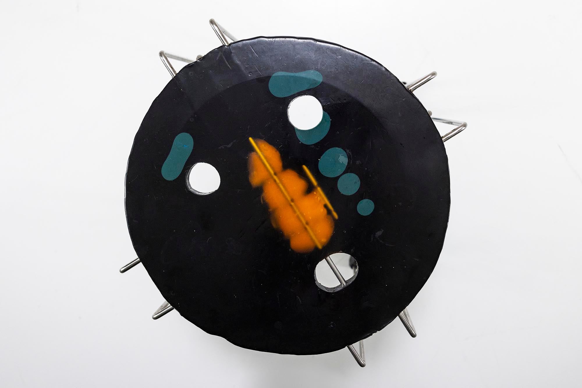Table d'appoint Triple Play de Gaetano Pesce pour Fish Design, Italie 2017 État moyen - En vente à Hellouw, NL