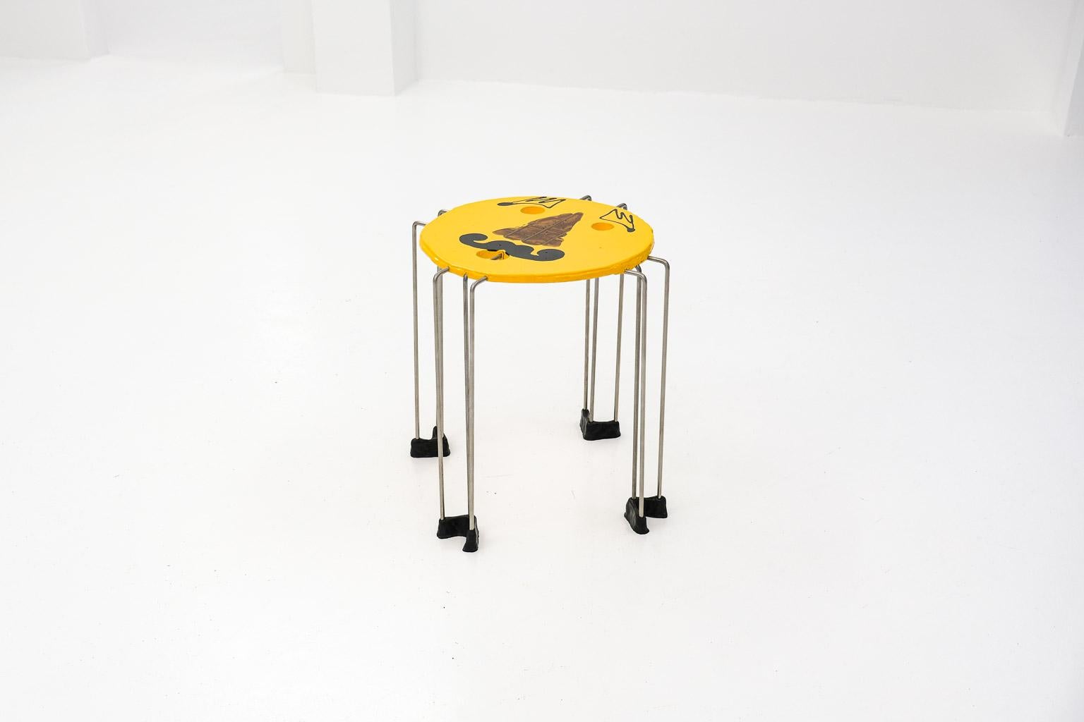 Italian Triple Play Side Table by Gaetano Pesce for Fish Design, Nr. 11/2019 For Sale