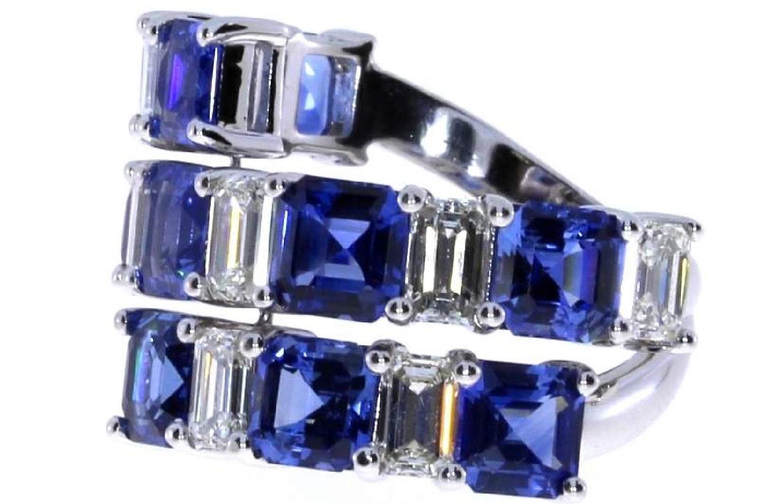 Handmade
18K White Gold
8.13ct Total Sapphire
2.62ct Total Diamond
Signature Ounce Collection Design
Designed, Handpicked, & Manufactured From Scratch In Los Angeles Using Only The Finest Materials and Workmanship