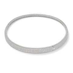 White Gold Bangles