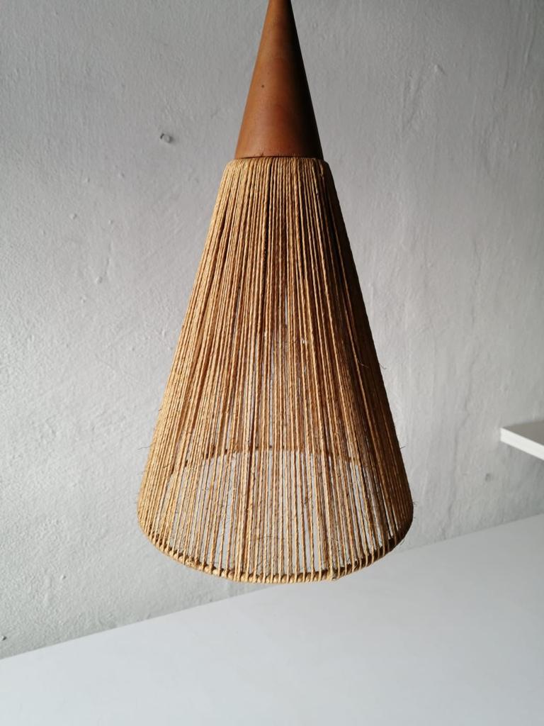 Triple Shade Ceiling Lamp by Ib Fabiansen for Fog & Mørup, 1960s, Denmark For Sale 1