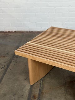 Triple Slat Bench Oval Leg Edition