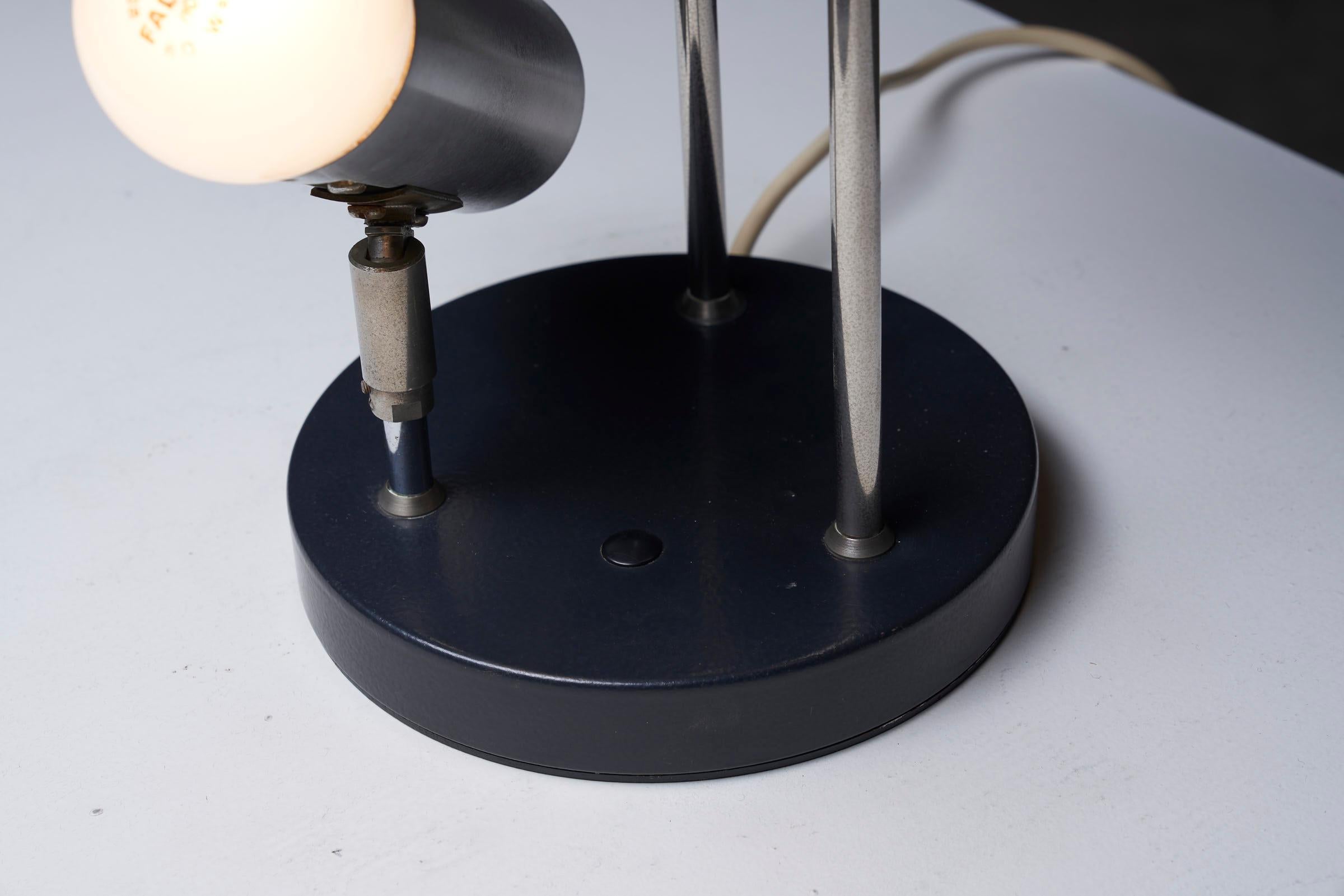 Late 20th Century Triple Stem Space Age Table Lamp by SIS For Sale