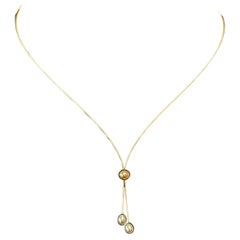 Triple Tahitian Pearl Necklace 14K Yellow Gold