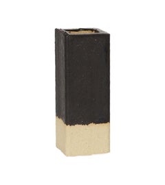 Triple Tier Tall Ceramic Hex Side Table in Iron Gate by BZIPPY