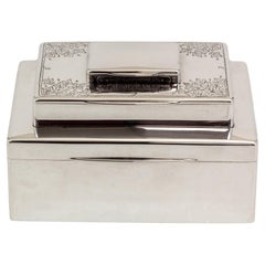 Triple Tiered Silver Smokers Compendium by Goldsmiths and Silversmiths Company