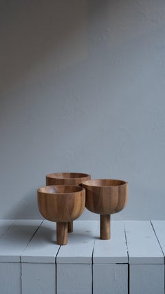 Triple plateau 2,0 en noyer africain, Arno Declercq