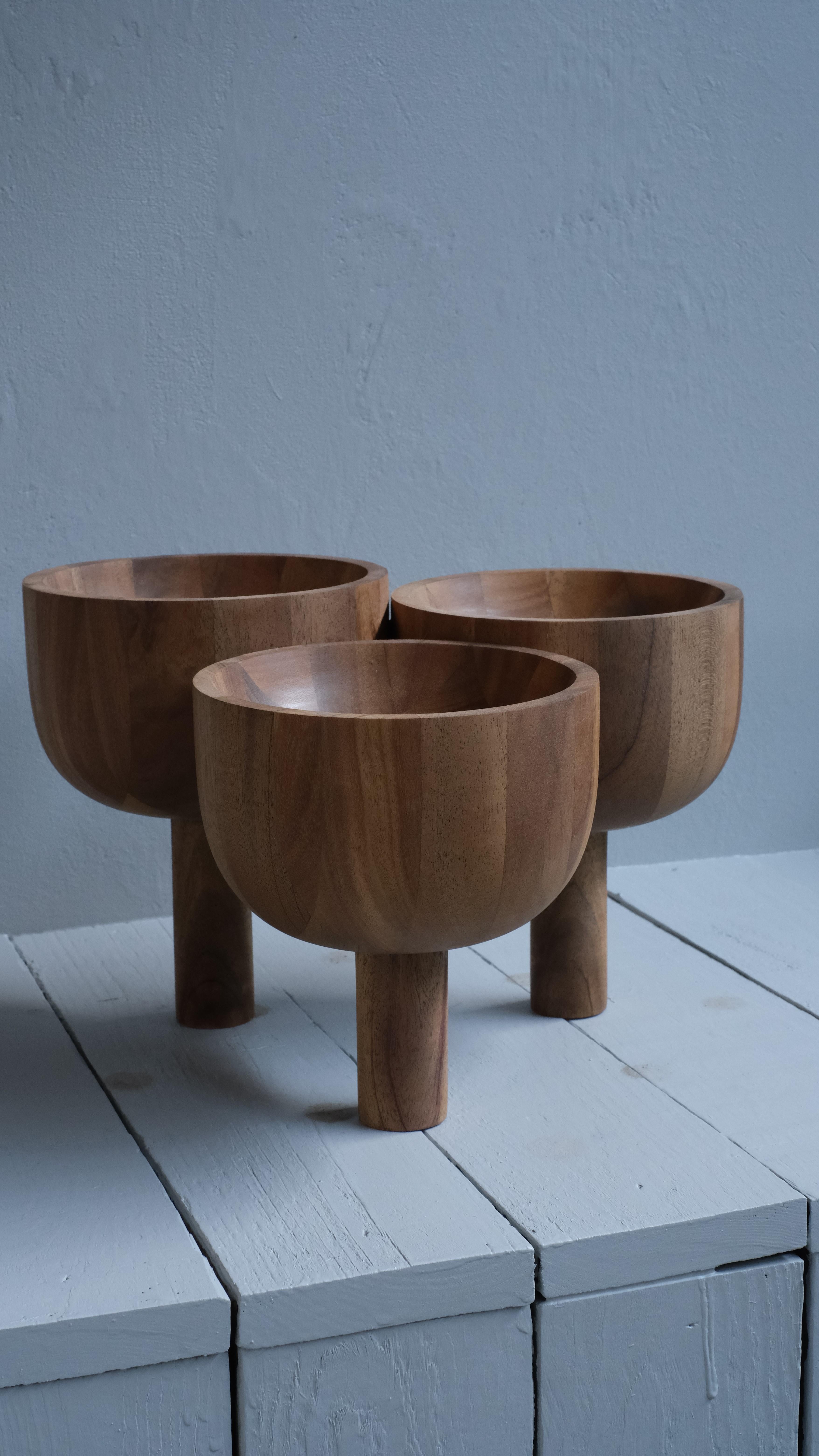 Triple Tray 2.0 in African Walnut, Arno Declercq For Sale 1