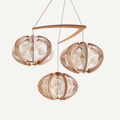 Triple Twist Echino Chandelier by LAFABLIGHT