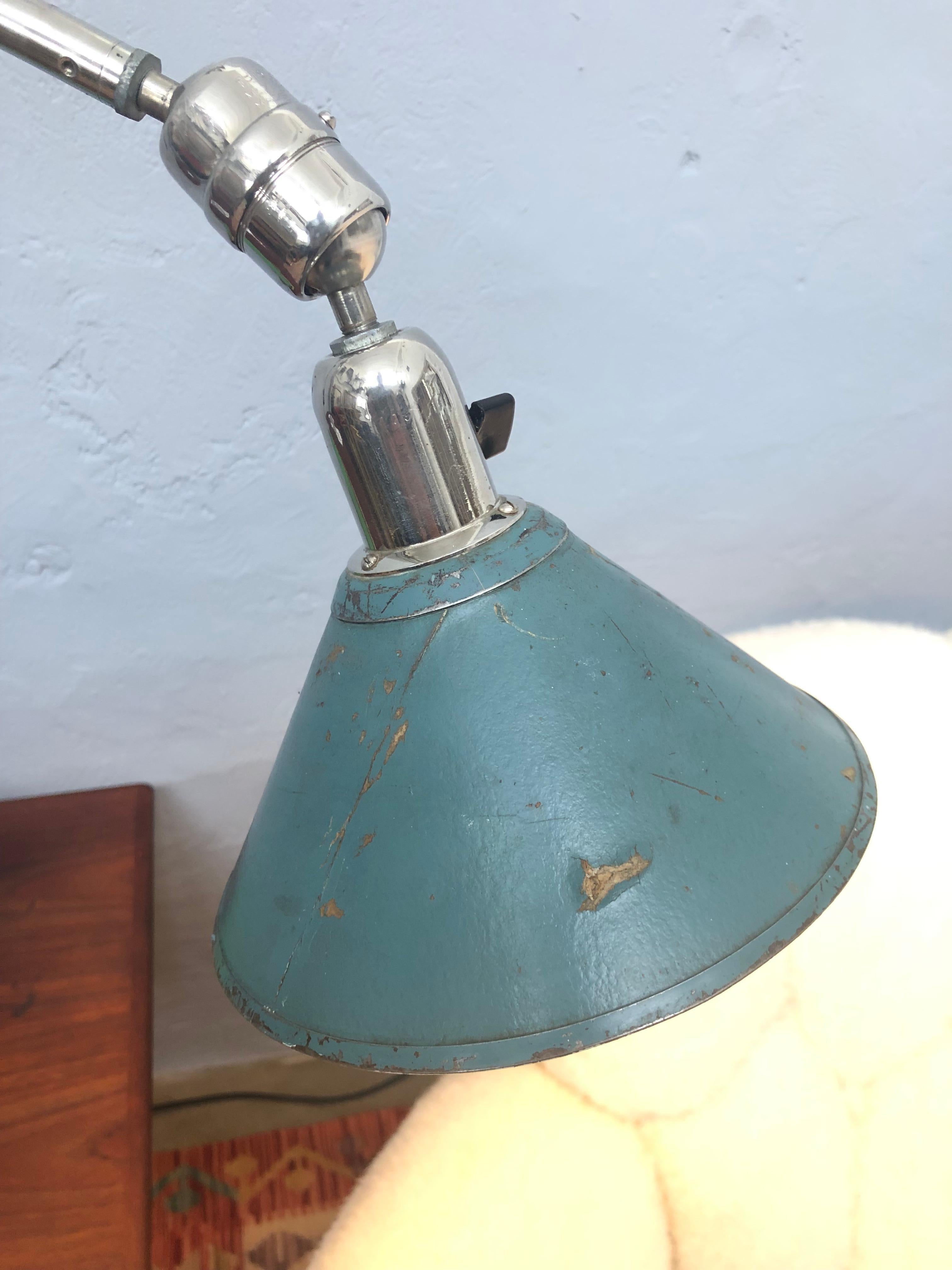 Triplex Industrial Lamp Designed by Johan Petter Johanson in the 1930s In Good Condition In Søborg, DK