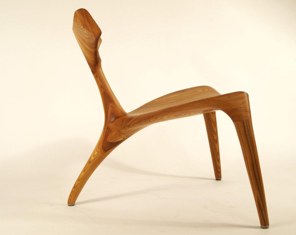 Modern Triplex Lounge Chair Handcrafted and Designed by Morten Stenbaek