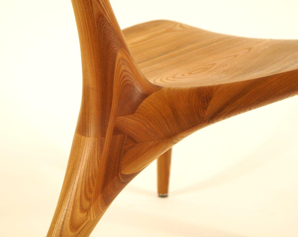 Danish Triplex Lounge Chair Handcrafted and Designed by Morten Stenbaek