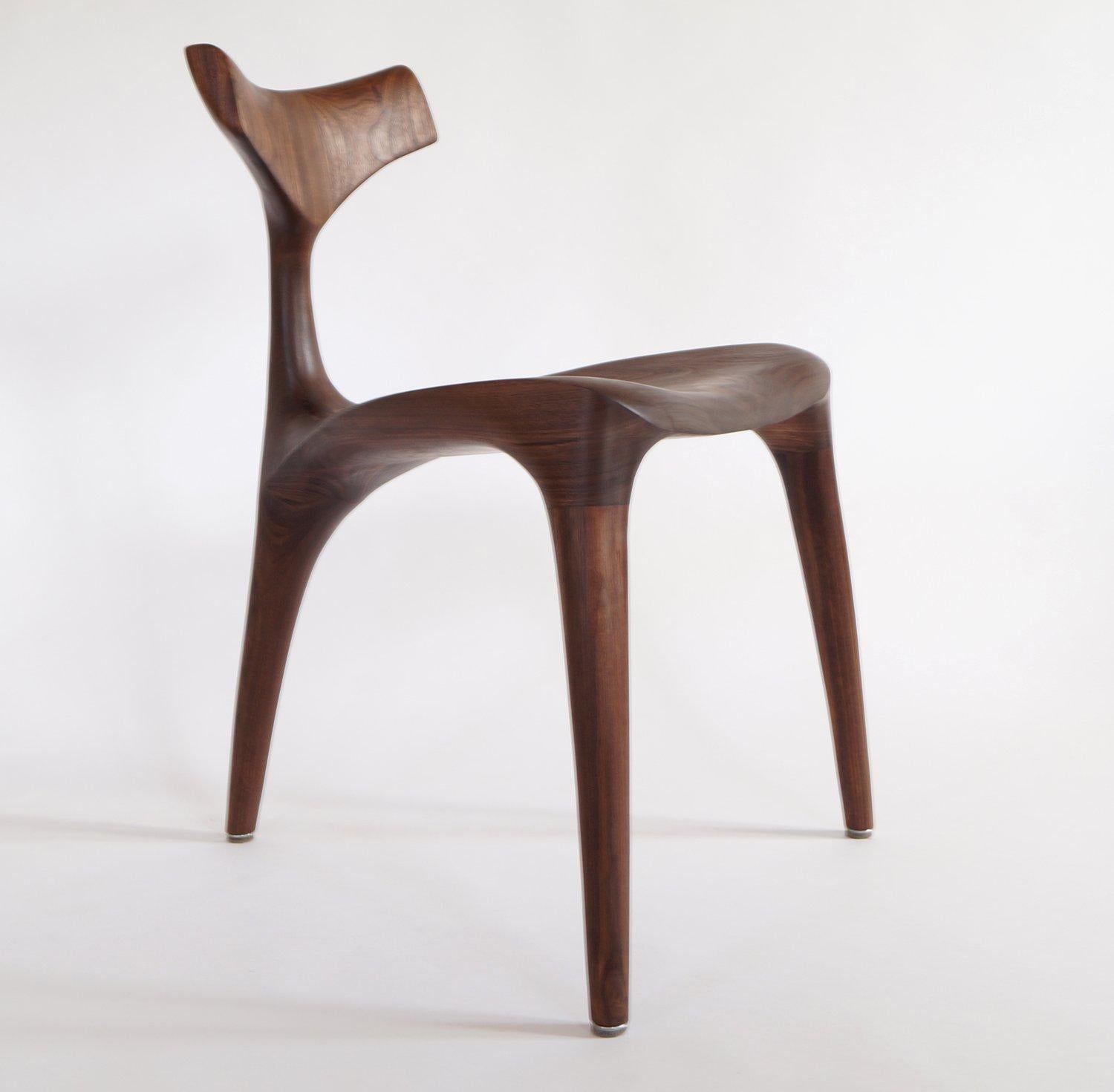 Triplex MS22 Dining Room Chair Handcrafted and Designed by Morten Stenbaek In New Condition In Geneve, CH