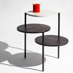 Triplo Black and White Coffee Table by Mason Editions