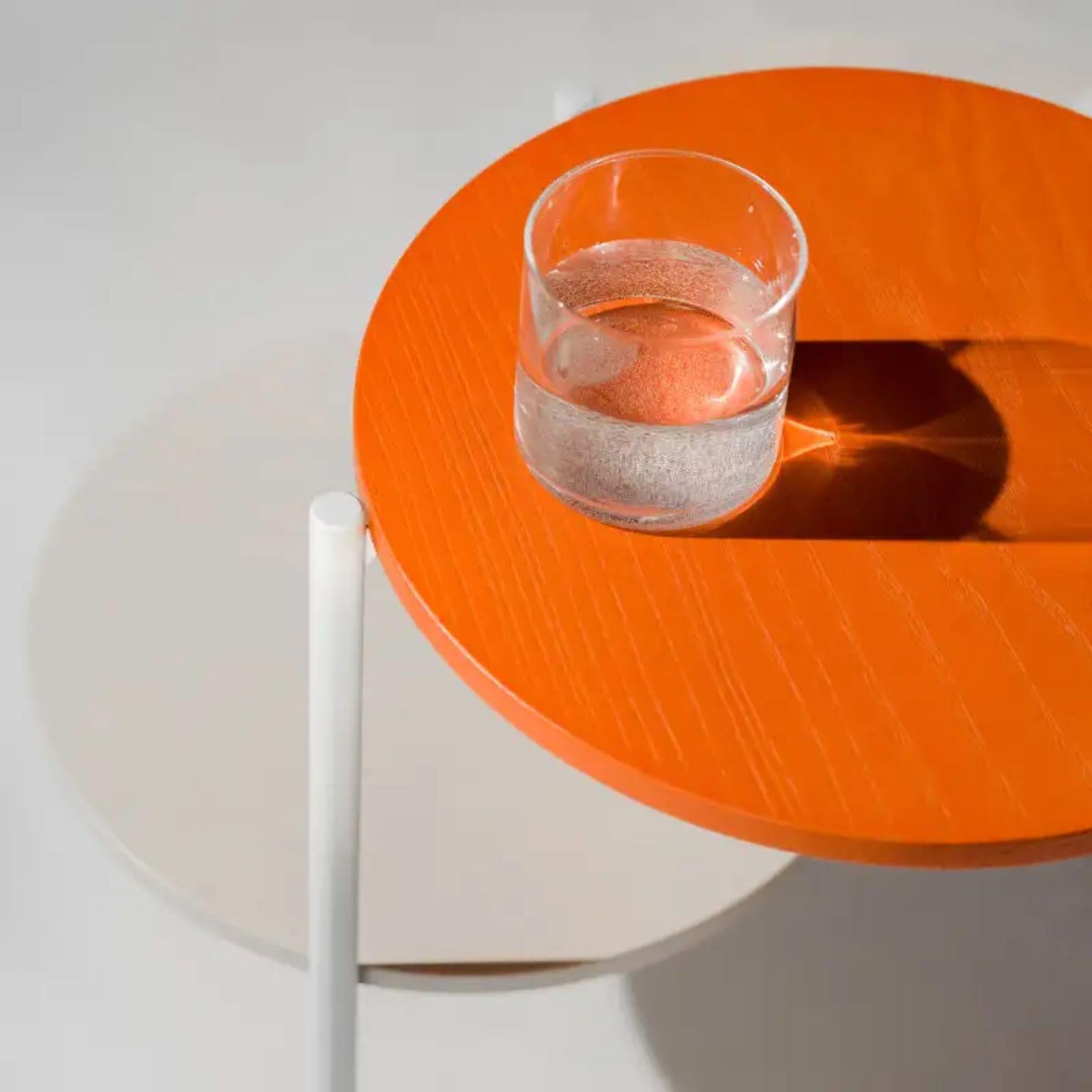 Triplo Orange and Blue Coffee Table by Mason Editions In New Condition For Sale In Geneve, CH