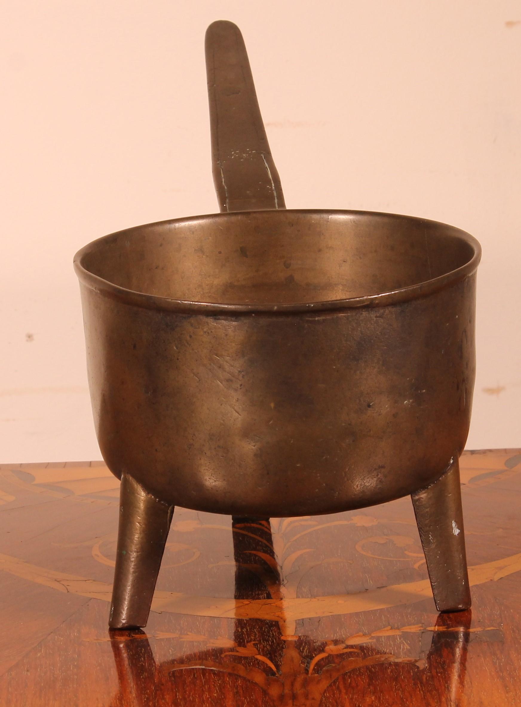 Georgian Tripod Apothecary Skillet from the 18th Century England For Sale