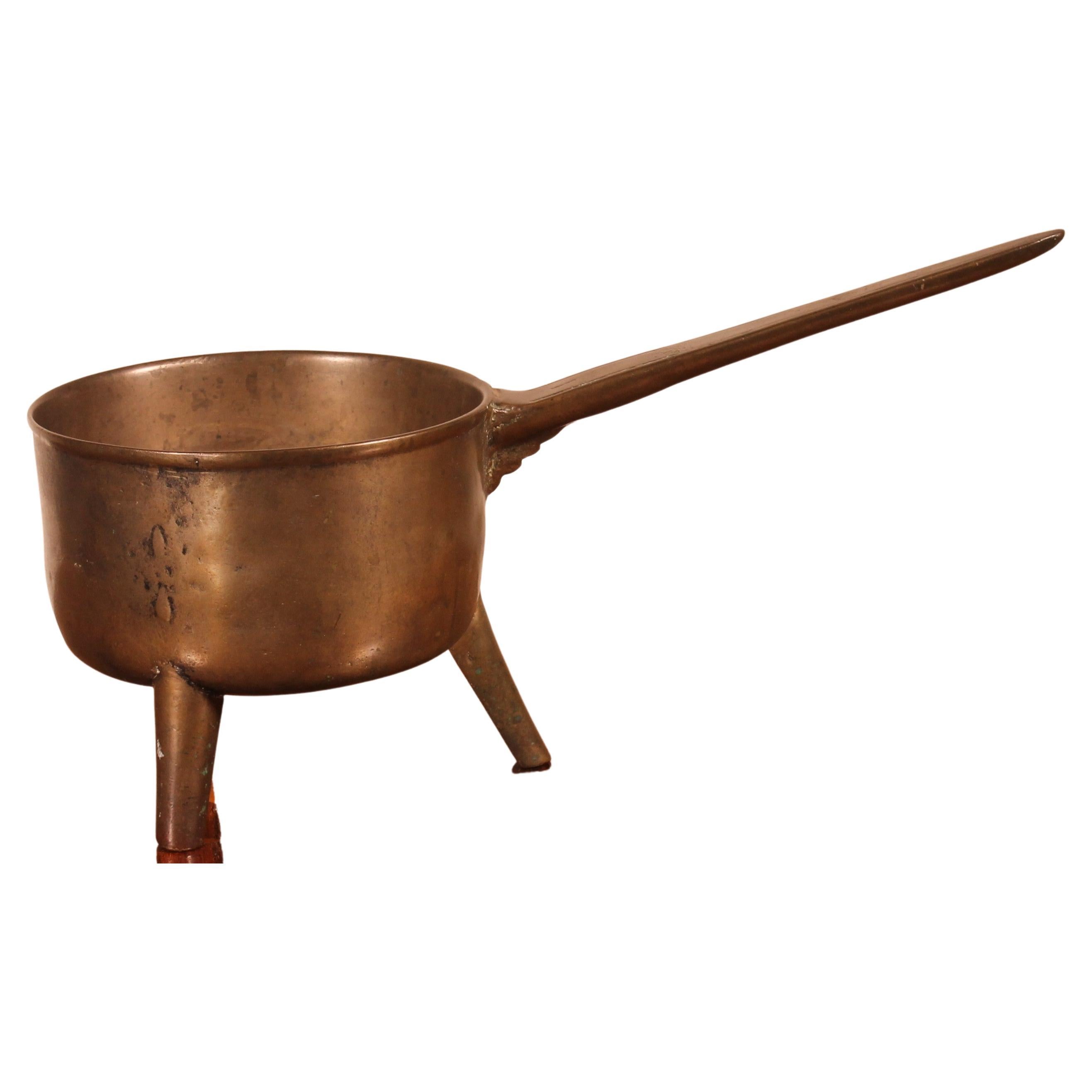 Tripod Apothecary Skillet from the 18th Century England For Sale