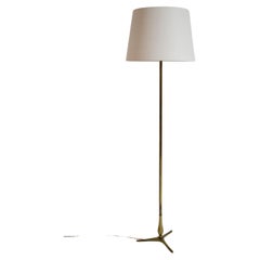 Lampadaire néoclassique tripode balustre, années 1960.