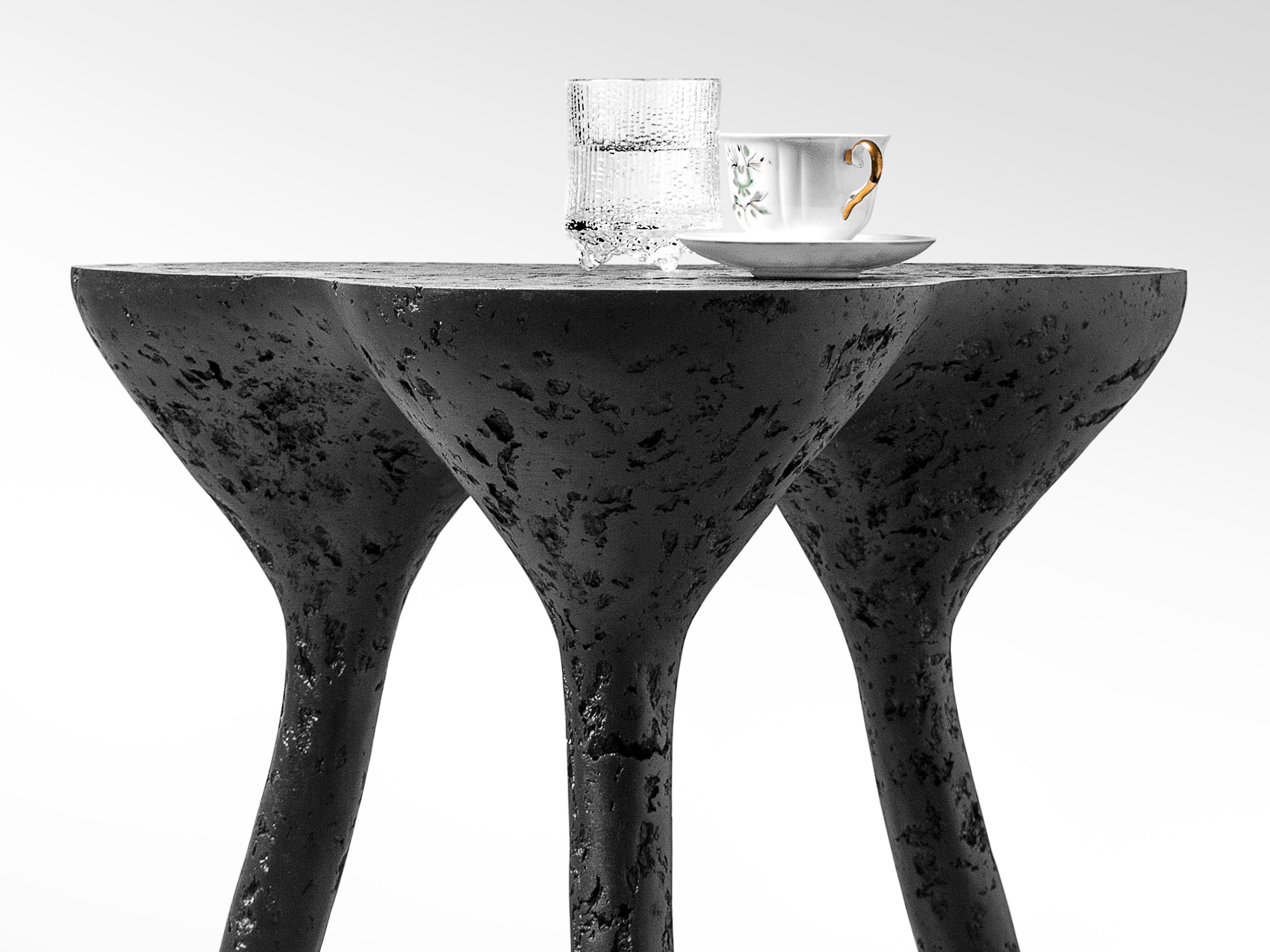 Other Tripod Black Coffee Table by Donatas Zukauskas For Sale